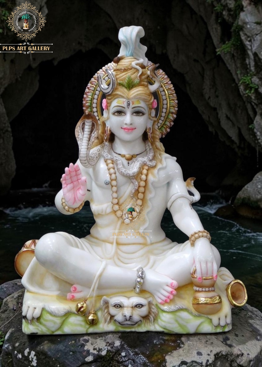 Marble Shivling for home puja