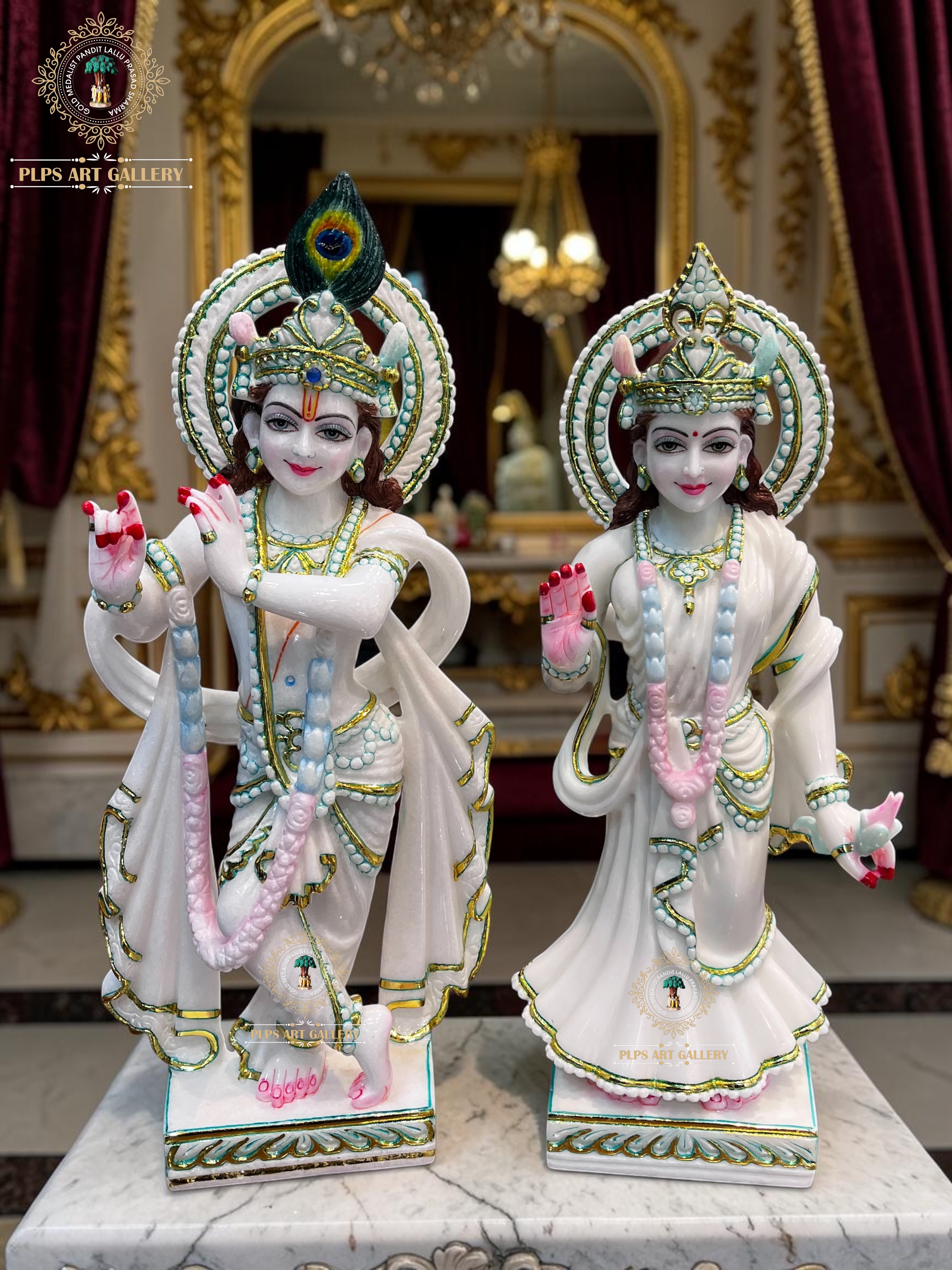 Radha Krishna Statue — PLPS Art Gallery