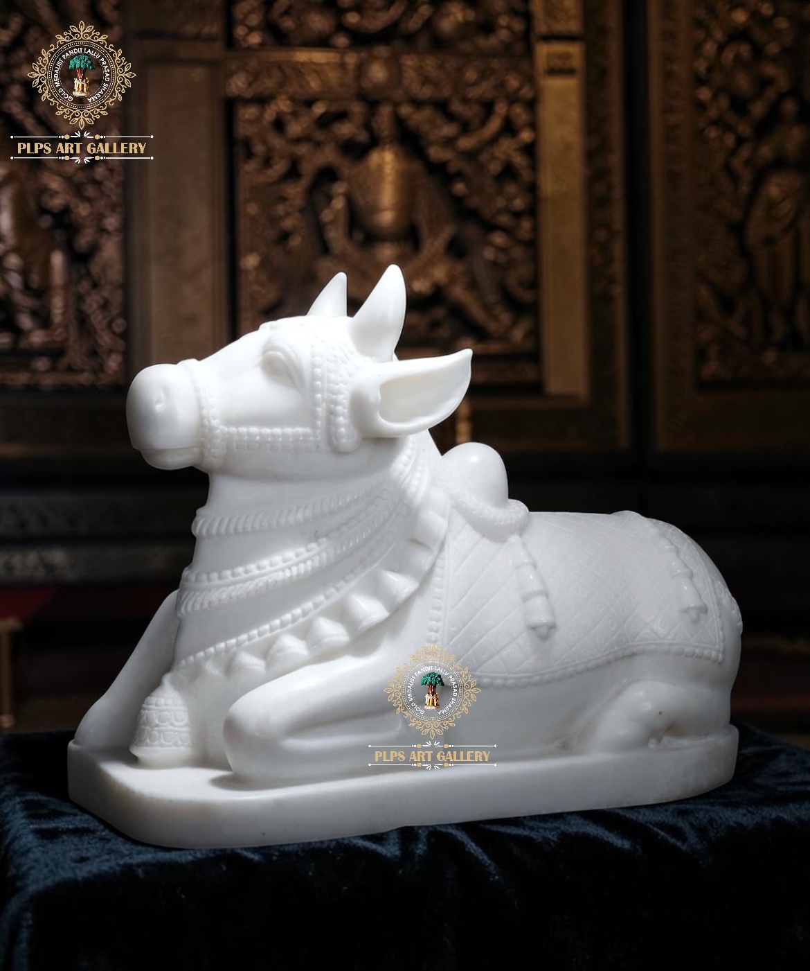 Marble Nandi Statue — PLPS Art Gallery