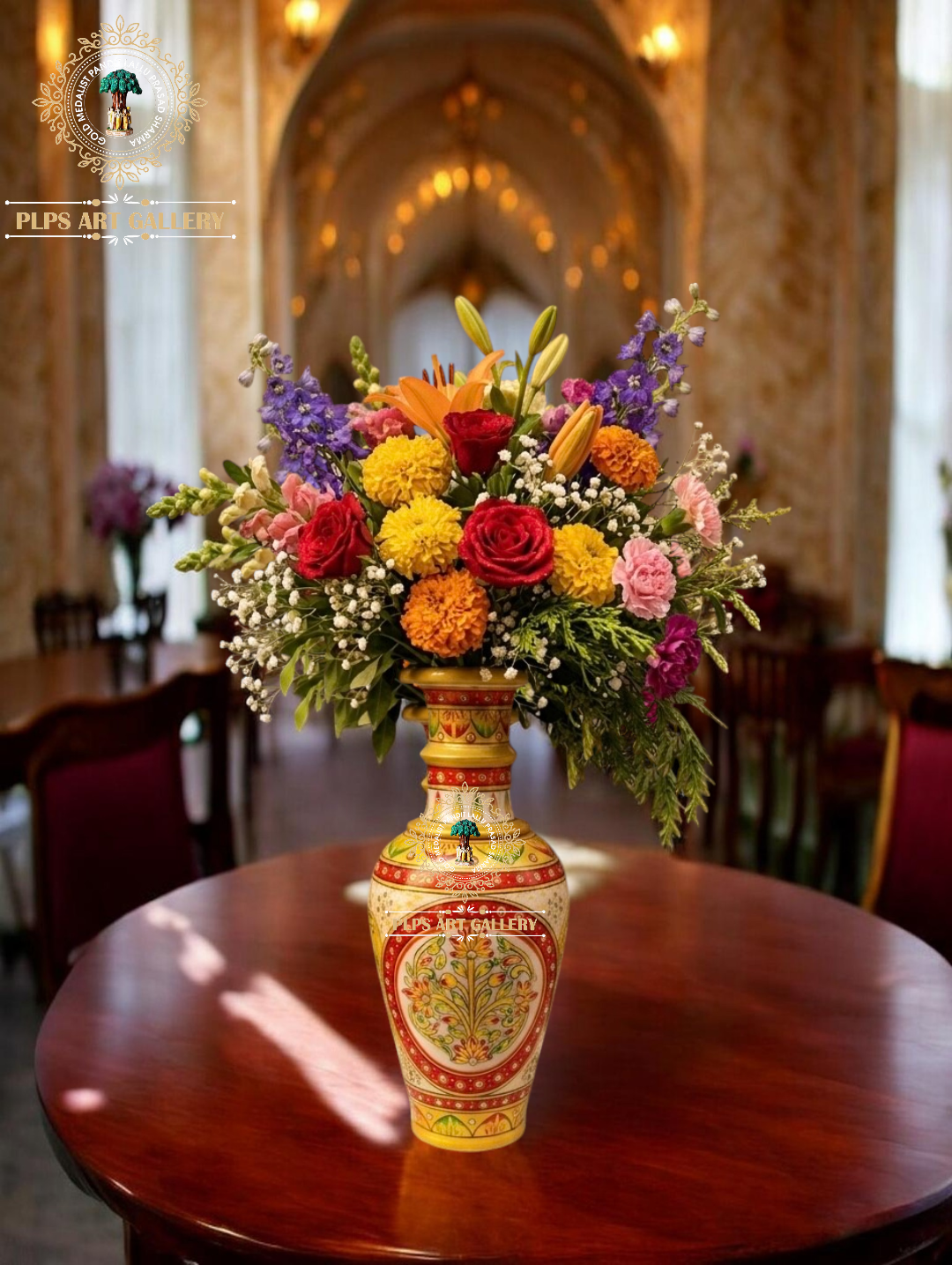 Marble Flower Vase — PLPS Art Gallery